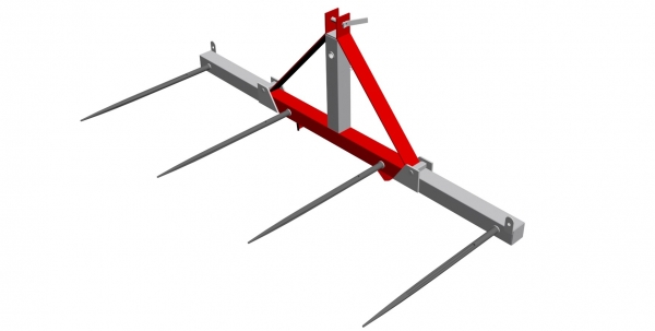 Fourche à balle en triangle